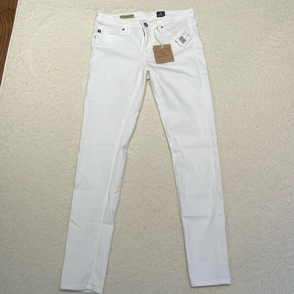 Adriano Goldschmied AG new with tags white skinny legging ankle jeans, size 26